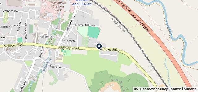 Map showing the location of Aireburn Garage Limited