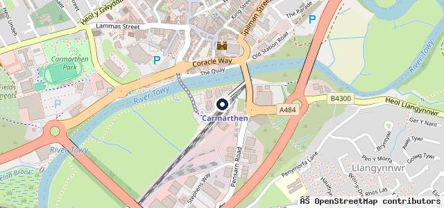 Map showing the location of Howards of Carmarthen-All Makes Servicing, Repairs & MOT’s (Including Electric)