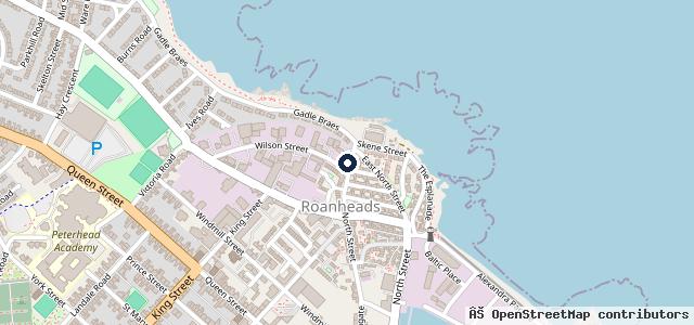 Map showing the location of B and B Commercials