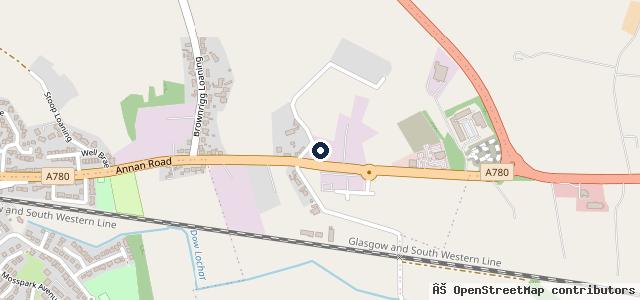 Map showing the location of Brasswell Car Sales