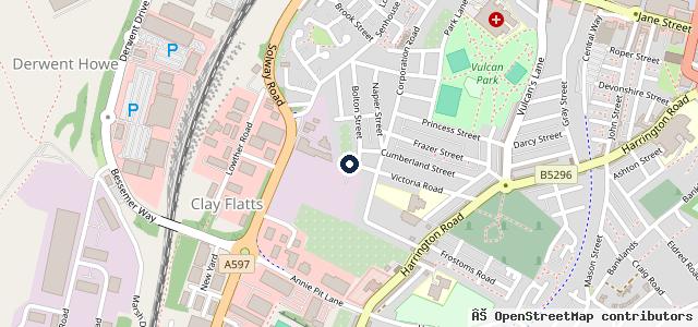 Map showing the location of Chapel Garage