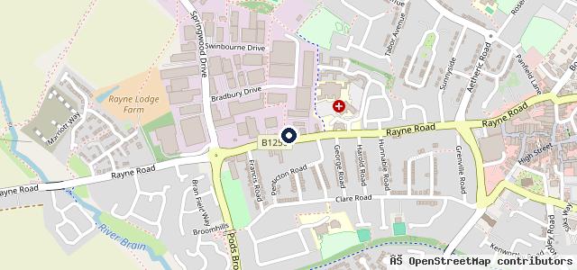 Map showing the location of Family Car Centre & Tyres
