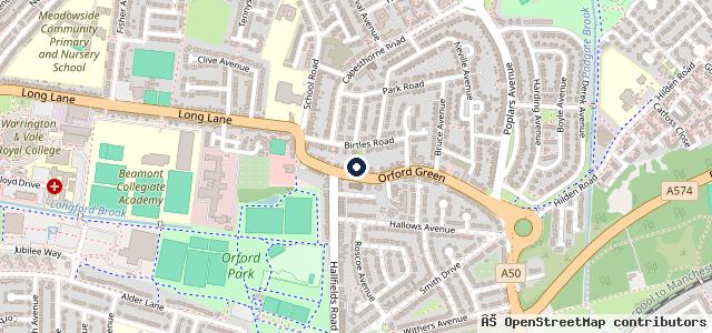 Map showing the location of D M G Motors