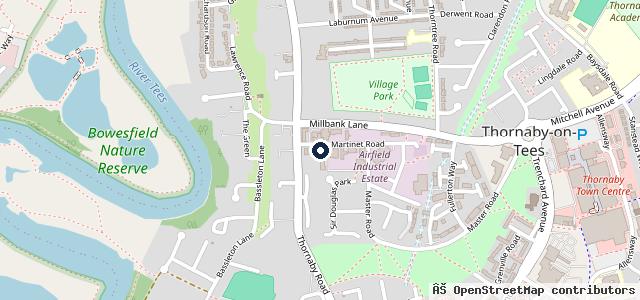 Map showing the location of Douglas Cameron Motoring Services | Thornaby on Tees