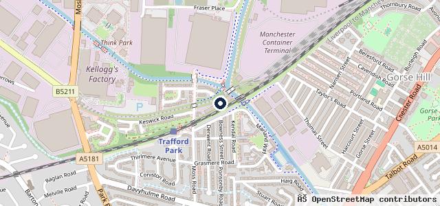 Map showing the location of Egerton Garage Ltd