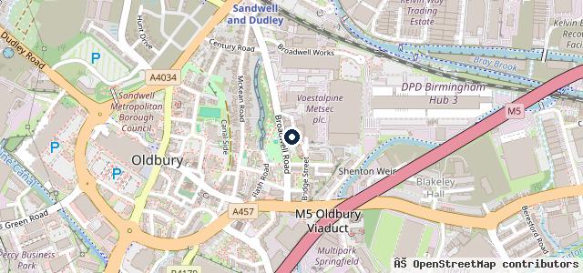 Map showing the location of Enterprise Garage (Oldbury) Ltd