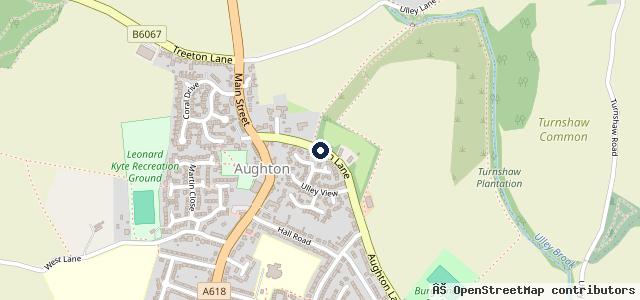 Map showing the location of Johnson Cars(Sheffield)