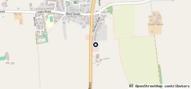 Map showing the location of Parkland Services