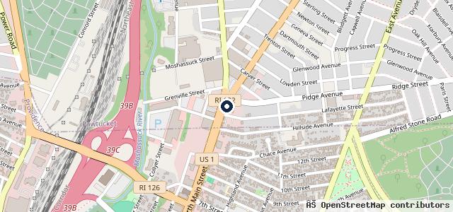 Map showing the location of Bts Tire & Service