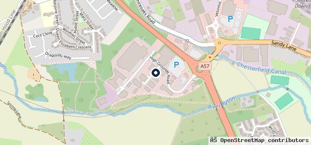 Map showing the location of Your car