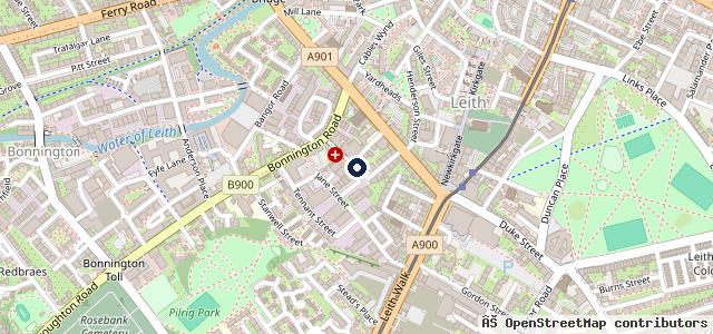Map showing the location of Harrison Motors