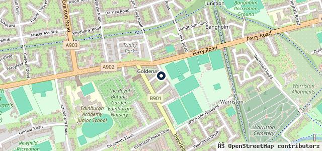 Map showing the location of T C Juner & Son
