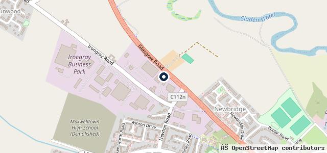 Map showing the location of Hesketh Auto Workshop