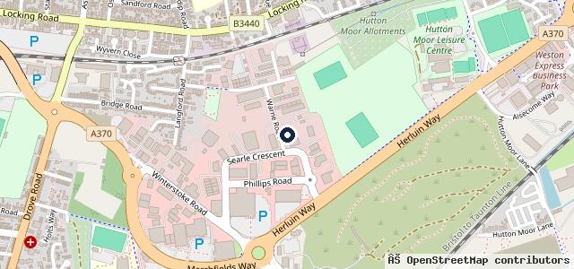 Map showing the location of The Mot Centre Wsm