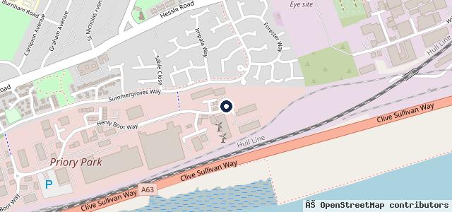 Map showing the location of Hull Jap-Car Services