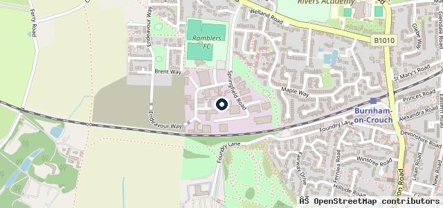 Map showing the location of Huttons
