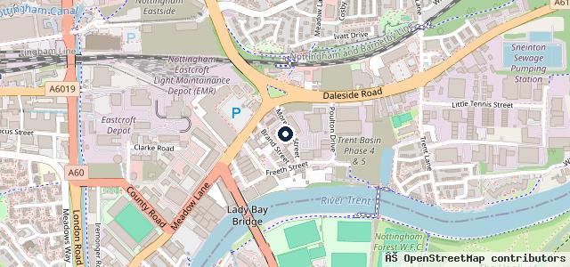 Map showing the location of Alvey J W & Son