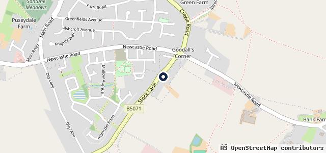 Map showing the location of M P Autos