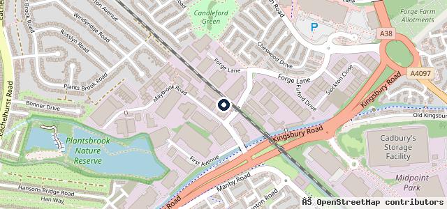 Map showing the location of JDM Gearbox Repairs Ltd