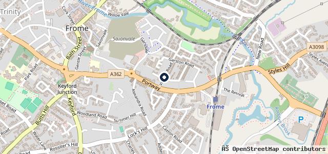 Map showing the location of JPS Counselling | Frome