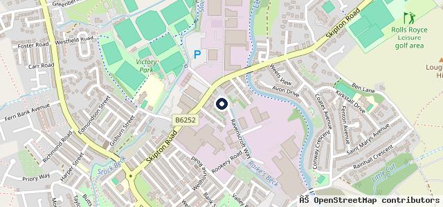 Map showing the location of KB Tyres & Exhausts