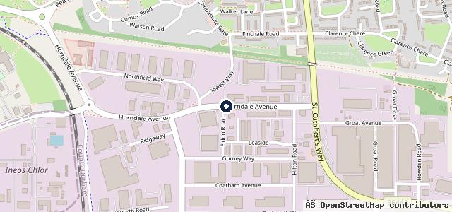 Map showing the location of Kwik Fit