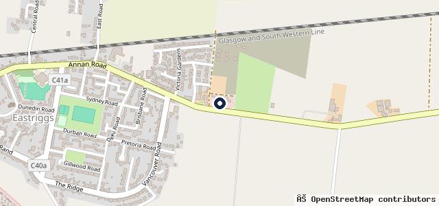 Map showing the location of L & P Motors
