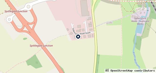 Map showing the location of TOYOTA