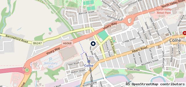 Map showing the location of Lloyd Colne BMW