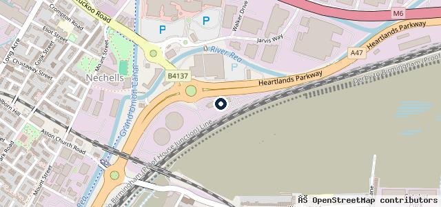 Map showing the location of Lookers Vauxhall Birmingham Service Centre