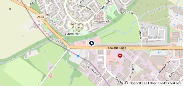 Map showing the location of Renault Chester Lookers