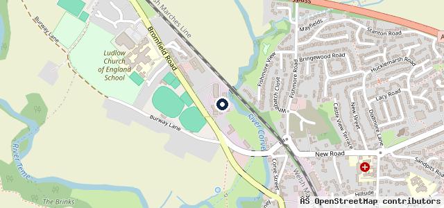 Map showing the location of Vauxhall Ludlow Motors