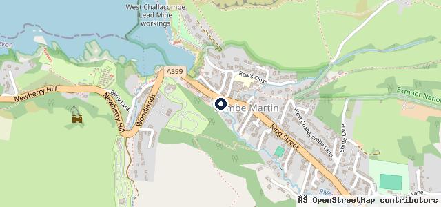 Map showing the location of Loverings Garage