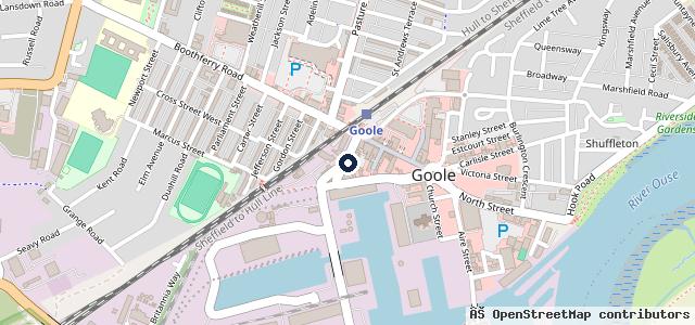 Map showing the location of Mats Garage