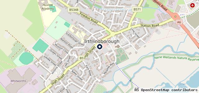 Map showing the location of Highcross Motors