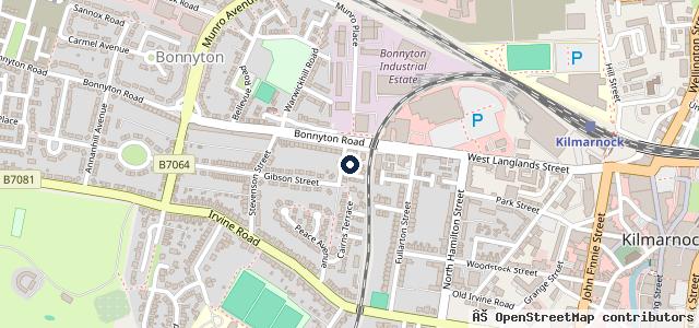 Map showing the location of McKeen Motors