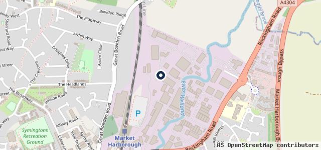 Map showing the location of Cripps Executive Motor Ltd