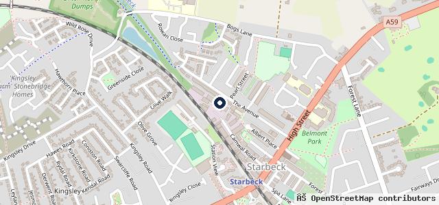 Map showing the location of Provincial Garage