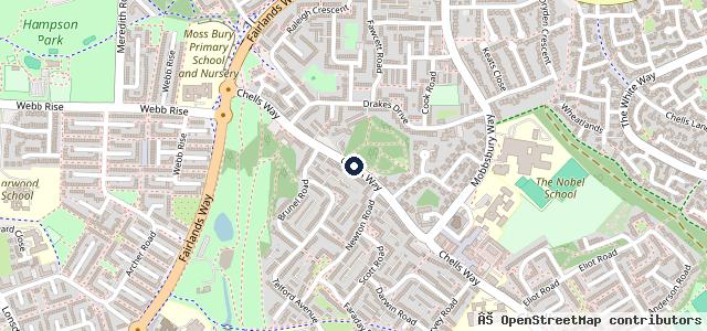 Map showing the location of MKG Motor Group