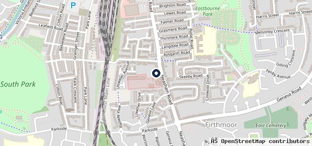 Map showing the location of The Auto Centre