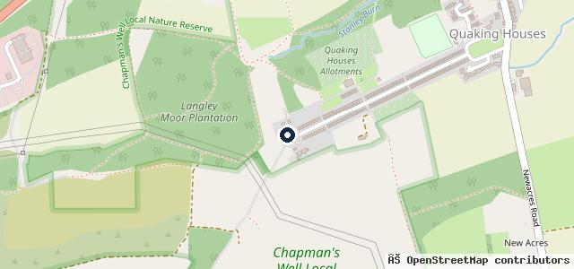 Map showing the location of Neil Willis MOT Centre