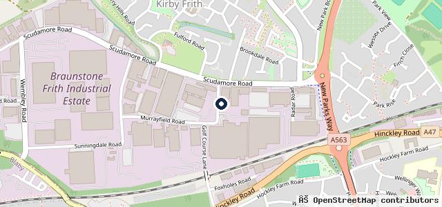 Map showing the location of The Motor Company PPS ltd - MOT and Car Service Centre Leicester