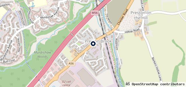 Map showing the location of Ashton MOT Centre