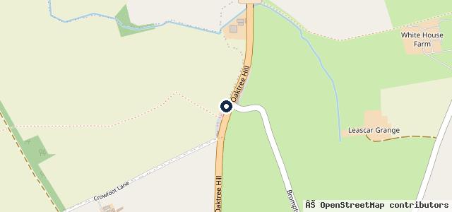 Map showing the location of J Thompson Butchers
