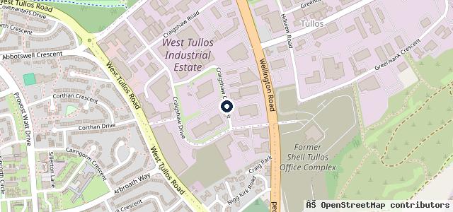 Map showing the location of TrustFord Aberdeen Car & Transit Centre