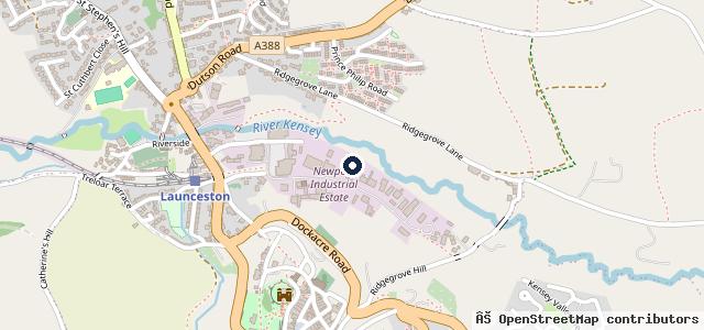 Map showing the location of Blue Edge Motoring Services