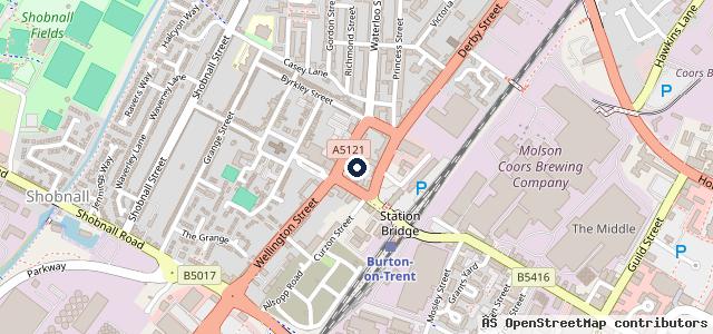 Map showing the location of Waterloo Motors