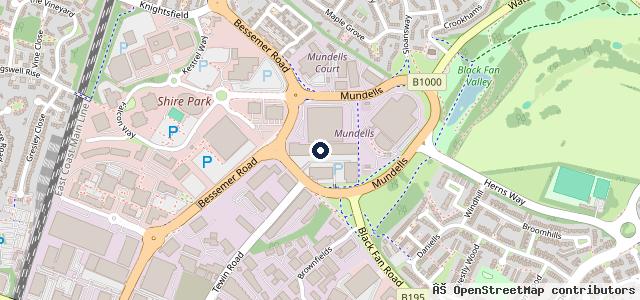 Map showing the location of Welwyn MOT & Service Centre - Team Protyre