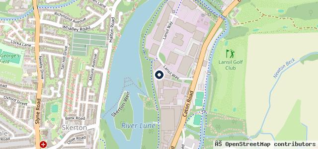 Map showing the location of Wellington Road Garage