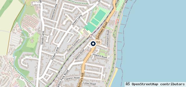 Map showing the location of Wiltons Of Shanklin Ltd